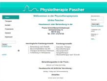 Tablet Screenshot of physiotherapie-isny.de
